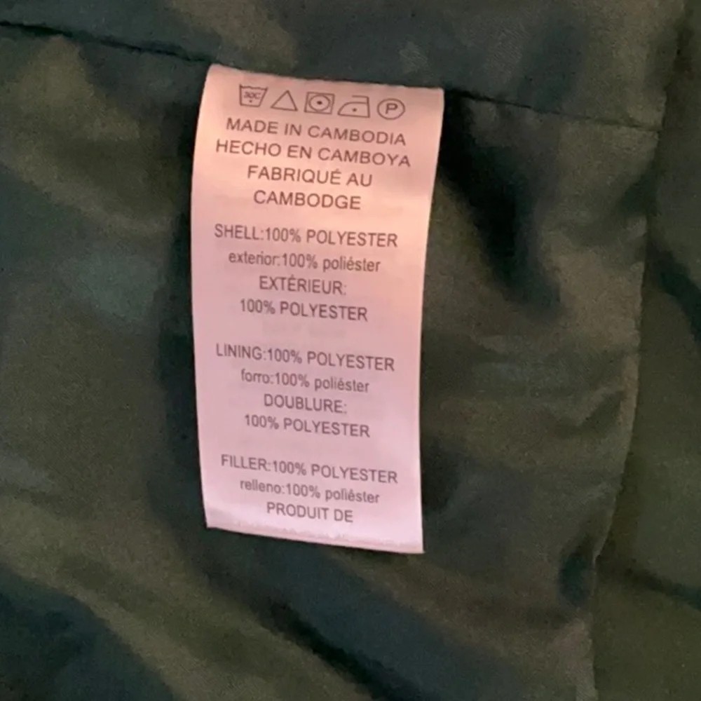 MICHAEL Michael Kors NWT Green Chevron Ski Vest in Sz XS - Picture 6 of 9
